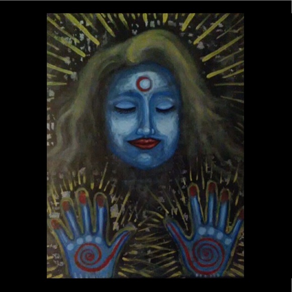 Hand Crafted Other - I. Can See In the Dark, Original Acrylic